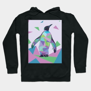 Rainbow Geo-Penguin Hoodie